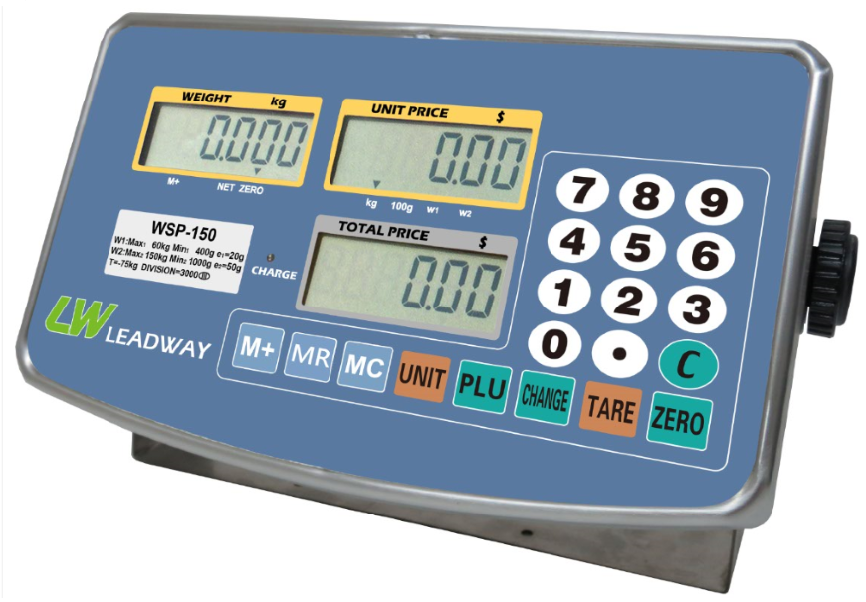 WSP Indicator (waterproof price computing indicator)